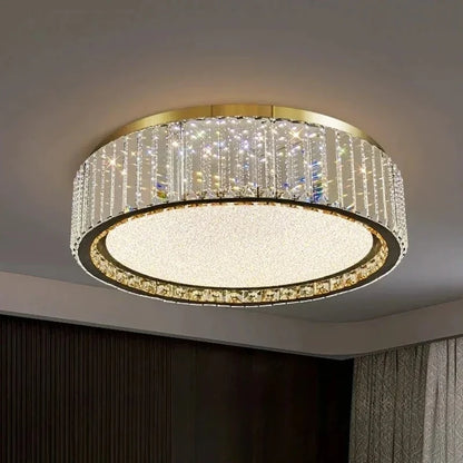 Chloé Luxury Crystal Ceiling Lamp Gold LED Modern Light