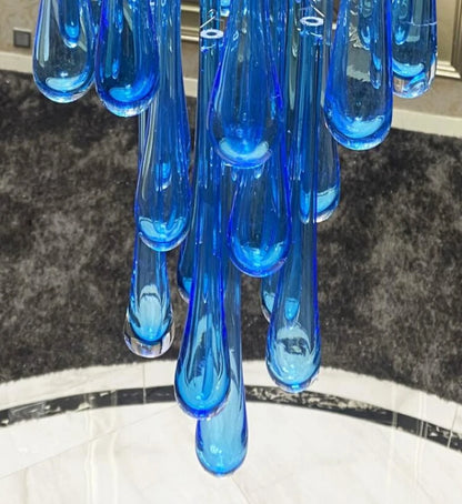 Camille Spiral Crystal Chandelier Luxury Villa Staircase Light