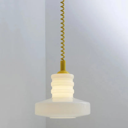 Chloé Chromatic Coil Glass Suspension Lamp