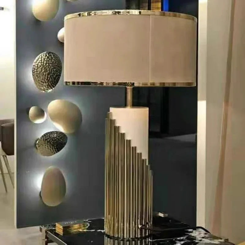 Aurelia Marble Accent Luxury Table Lamp