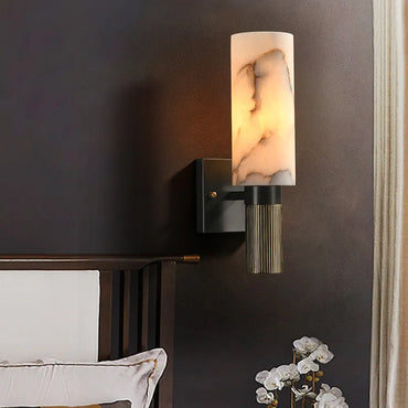 Sylvie Natural Marble Grinded Sconce