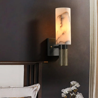 Sylvie Natural Marble Grinded Sconce