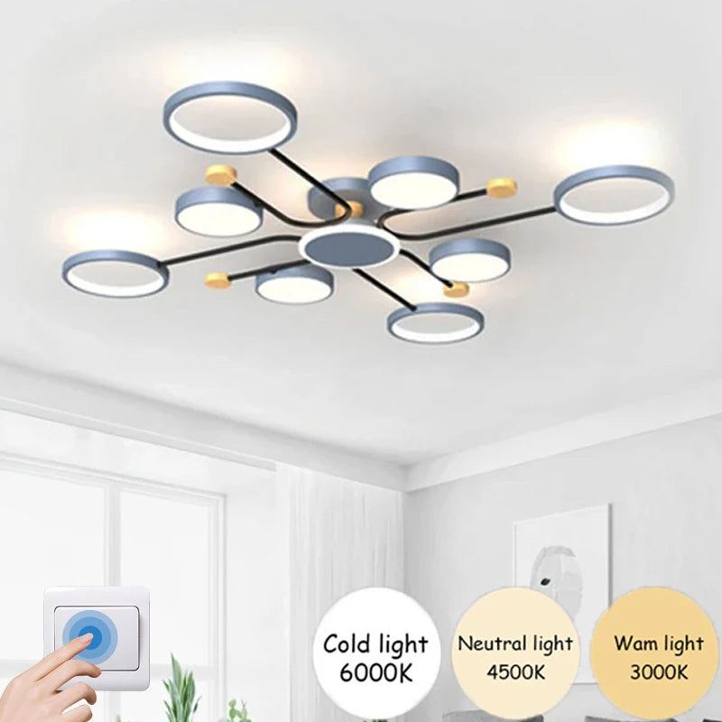 Céline Modern Multi-Light LED Ceiling Chandelier
