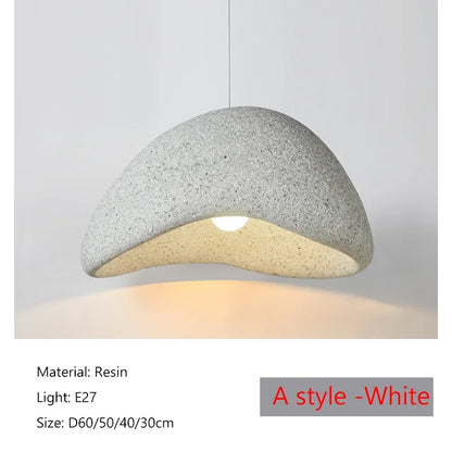 Sophie Wabi Sabi Resin Pendant Light Minimalist Ceiling Lamp