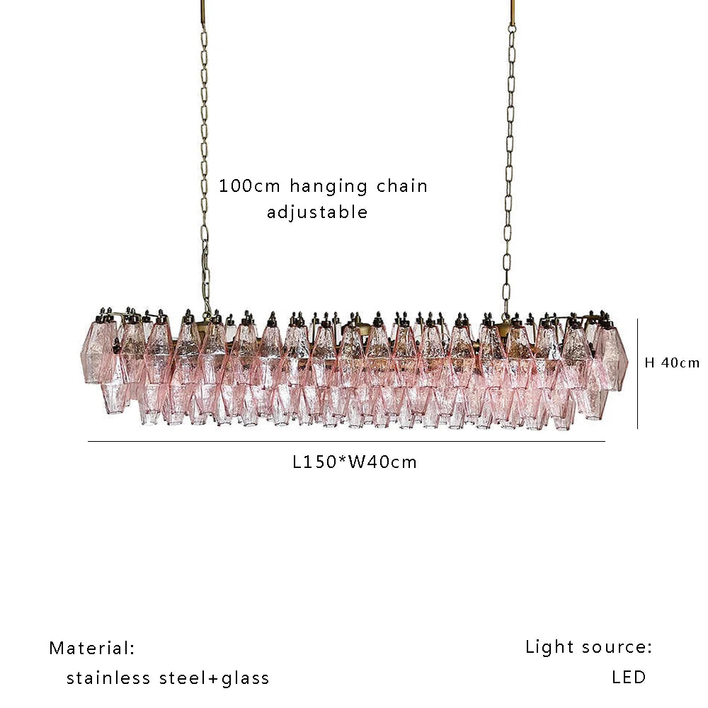 Aurélie Nordic Vintage Glass Pendant Light Luxury Suspension Lamp