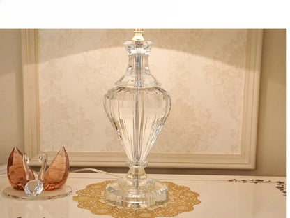 Luxury Crystal Table Lamp for Bedroom & Bedside Decor