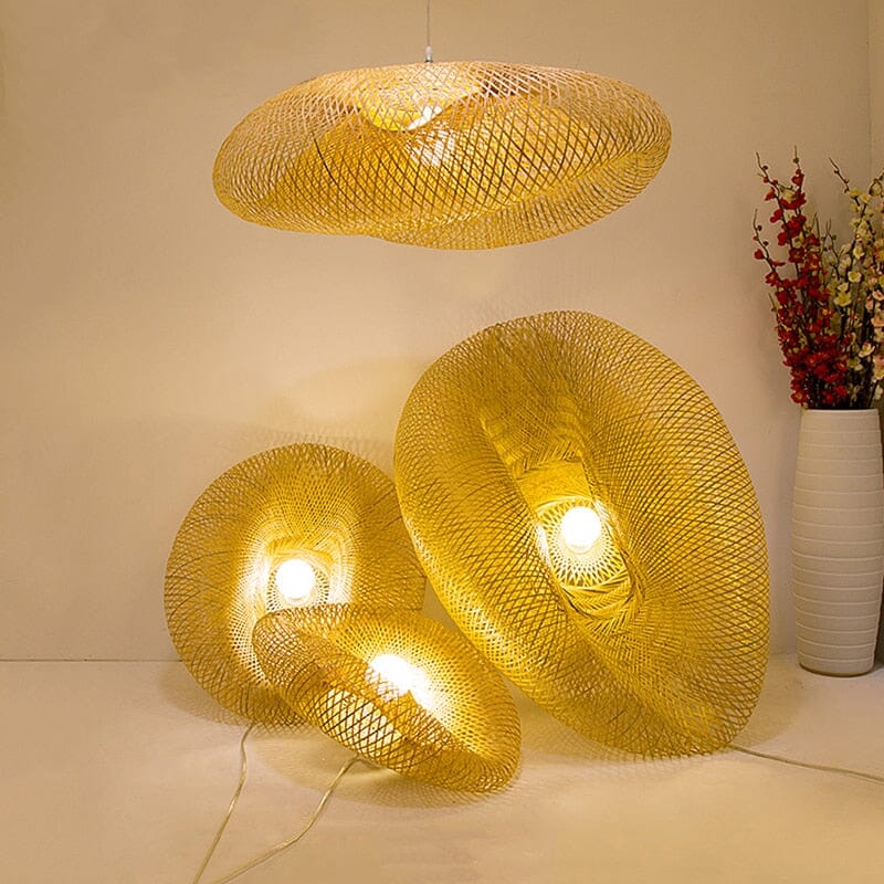 Juliette Bamboo Weaving Pendant Light