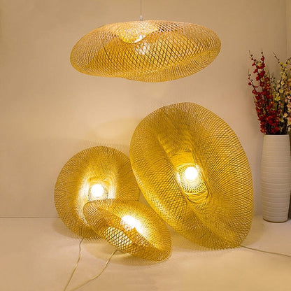 Juliette Bamboo Weaving Pendant Light