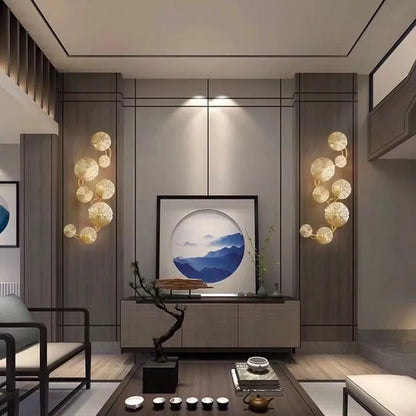 Océane Lotus Leaf Wall Lamp with Modern Artistic Design