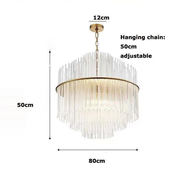 Élise Nordic Glass Pendant Light G9 Modern Iron Ceiling Lamp