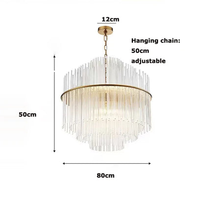 Élise Nordic Glass Pendant Light G9 Modern Iron Ceiling Lamp