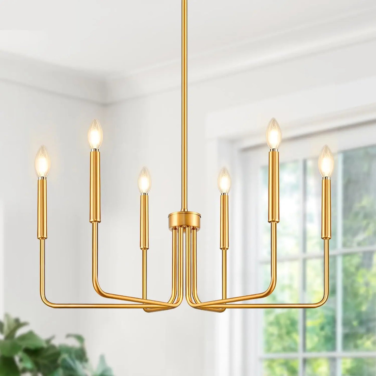 Isabelle Retro Iron Candle Chandelier