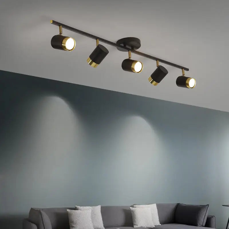 Élise Modern Black & White LED Ceiling Spotlight Lamp
