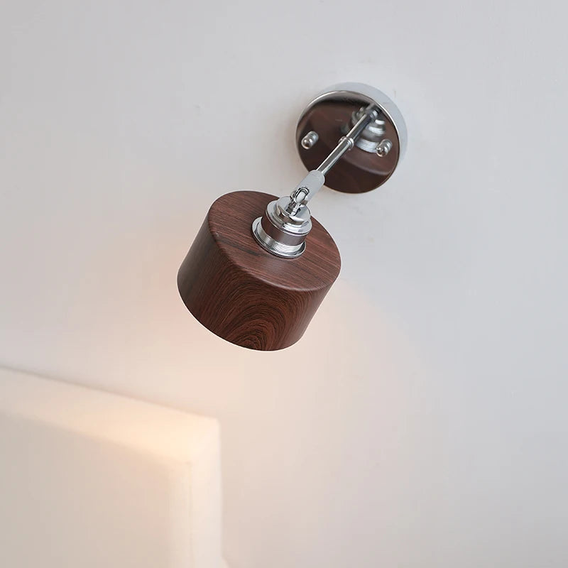Clara Vintage Industrial Iron LED Wall Lamp Pull Chain