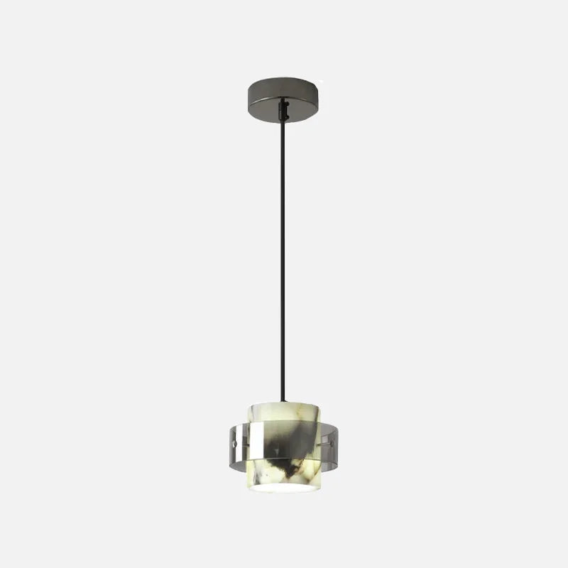 Selene Marble Halo Pendant Lamp