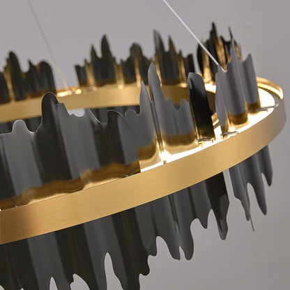 Manon Luxury Geometric Ring Chandelier
