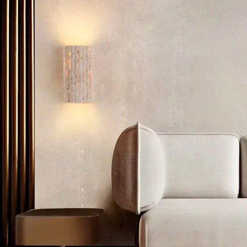 Yvonne Wabi-Sabi Stone LED Wall Lamp