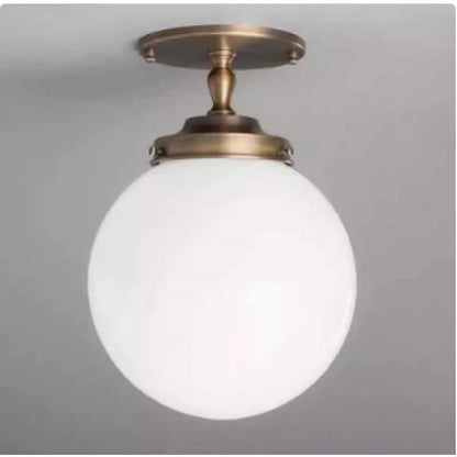 Elise Minimalist Glass Globe Ceiling Light