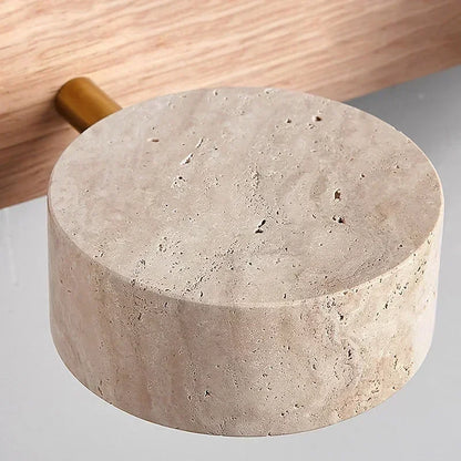 Amélie Travertine Duo Rotatable LED Wall Light