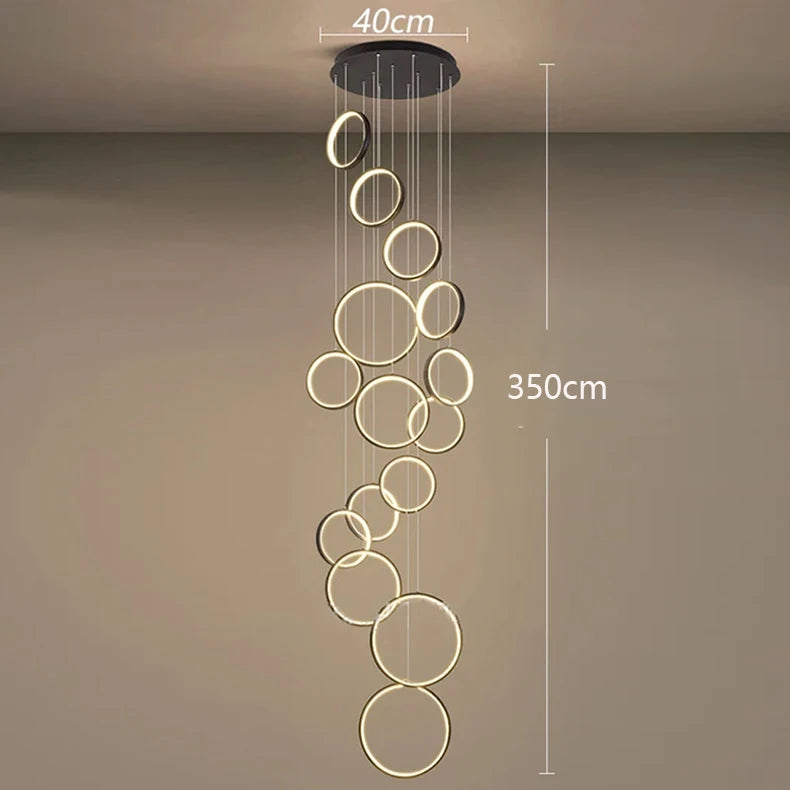 Camille Modern Multi-Head LED Pendant Chandelier Light