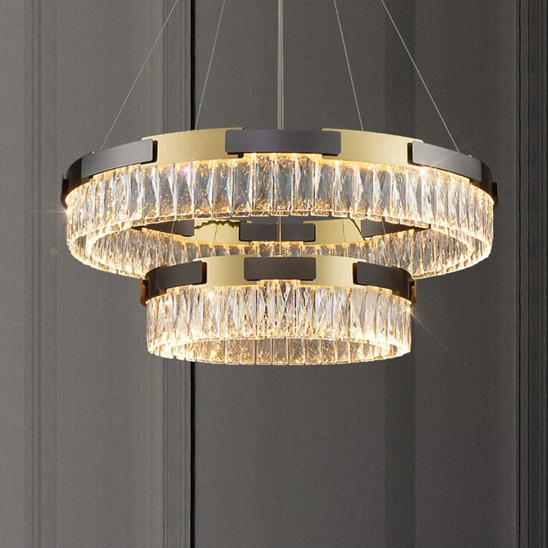 Camille Modern Crystal LED Chandelier Luxury Living Dining Bedroom Pendant Light