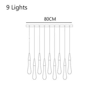 Madeleine Crystal Drop Chandelier Light