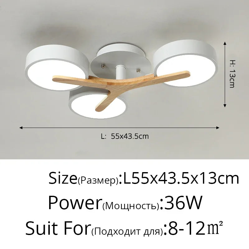 Chloé Nordic Macaron LED Ceiling Chandelier Light