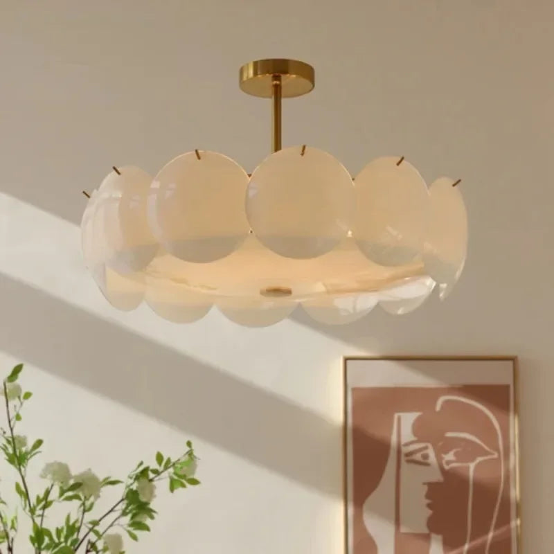 Amélie Aurora Shell Glass Pendant Lamp