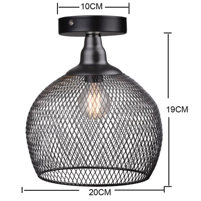 Amélie Nordic Bird Cage Ceiling Light Rose Gold Pendant