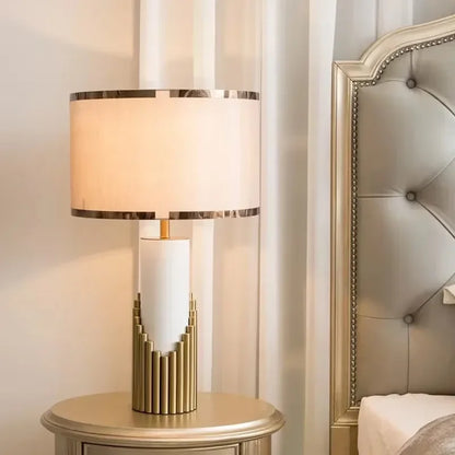 Aurelia Marble Accent Luxury Table Lamp