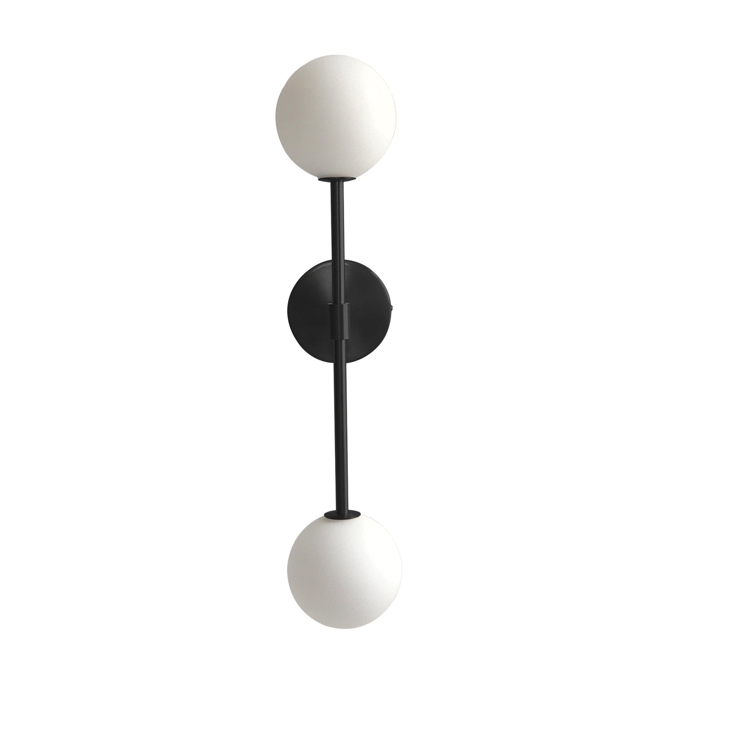 Émilie Milky Glass Ball Wall Lamp with Modern Elegant Design