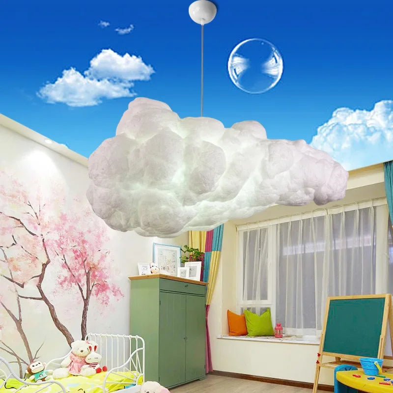 Élodie Floating Cloud LED Pendant Light Modern Ceiling Chandelier