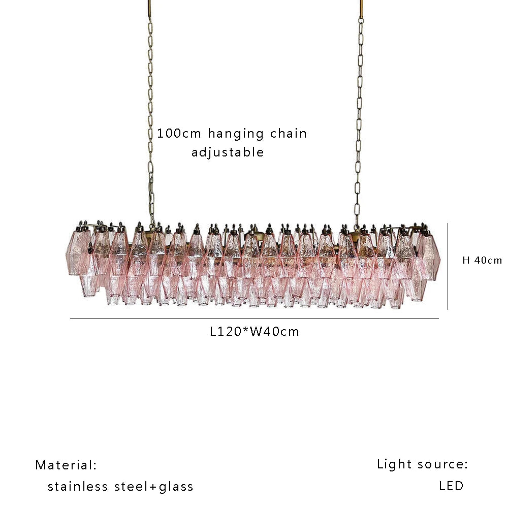 Aurélie Nordic Vintage Glass Pendant Light Luxury Suspension Lamp