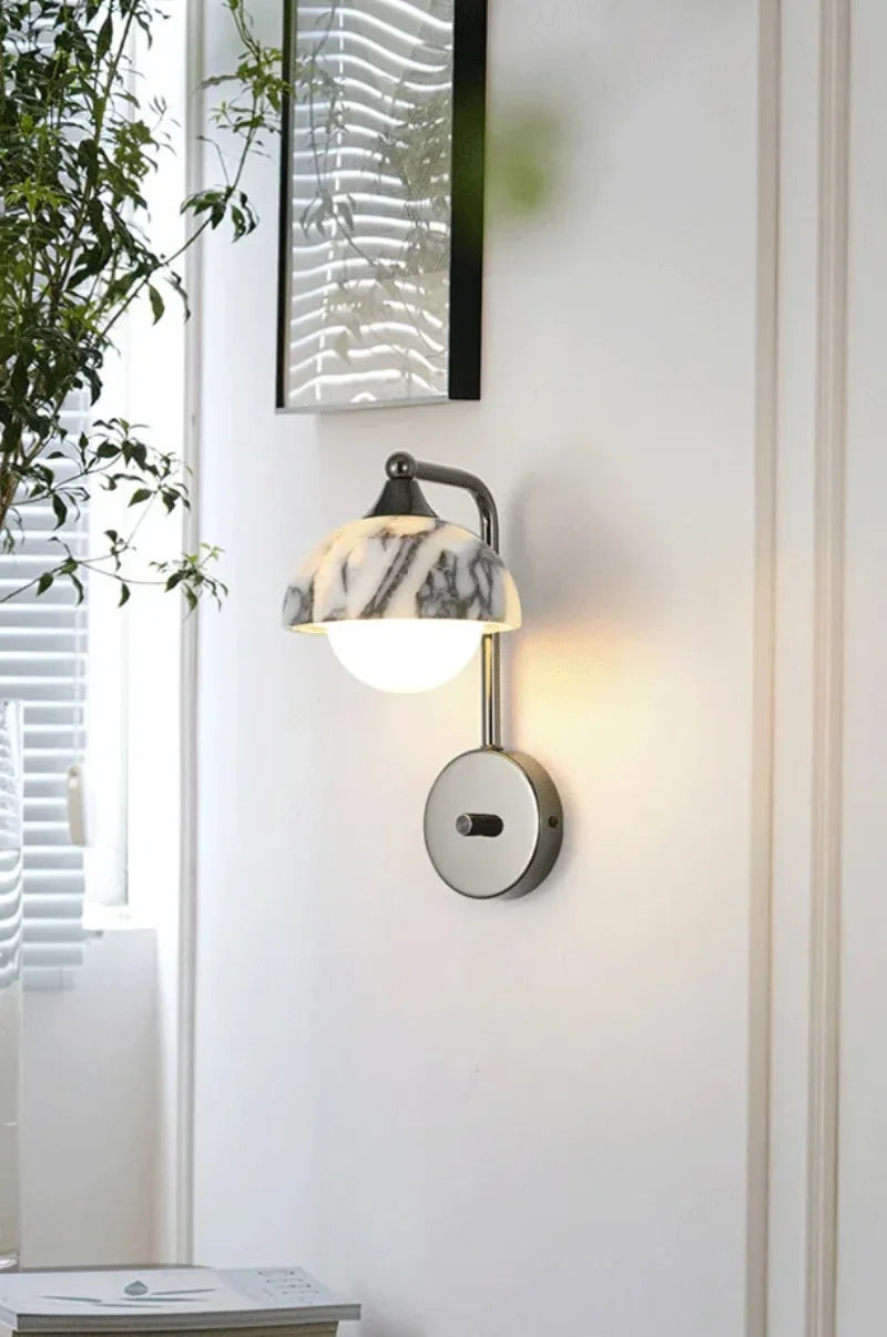 Élodie Orion Marble LED Wall Sconce