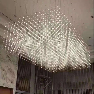 Elise Modern Luxury LED Cube Chandelier Pendant Lamp