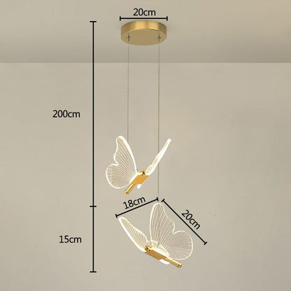 Anaïs Butterfly LED Wall Lamp with Decorative Modern Design