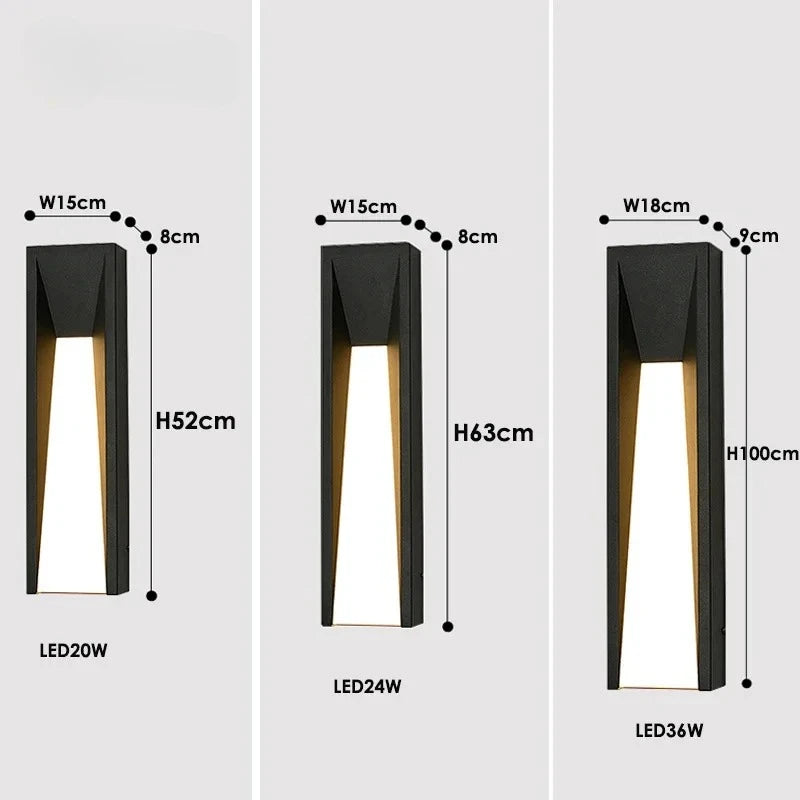 Aurélie Outdoor LED Wall Lamp Waterproof Modern Sconce
