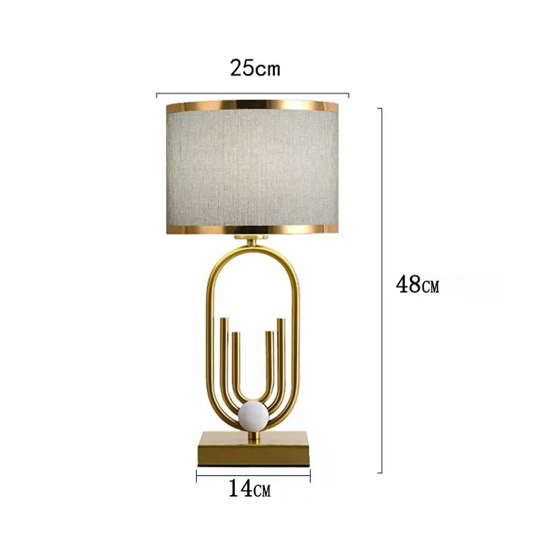 Orléans Modern Gold Geometric Table Lamp