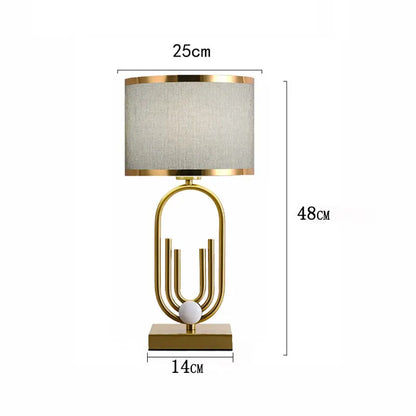 Orléans Modern Gold Geometric Table Lamp