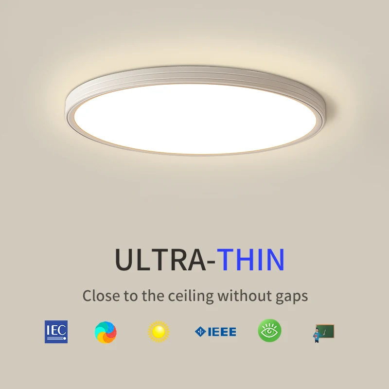 Juliette Ultrathin LED Remote Dimming Ceiling Light Modern