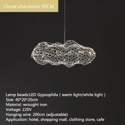 Sophie Cloud Mesh Pendant Chandelier