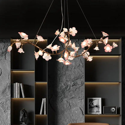 Celestia Luxury Ceramic Flower Chandelier