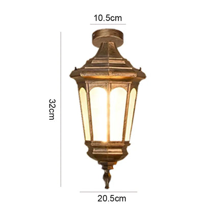 Élodie Outdoor Waterproof Ceiling Light European Corridor