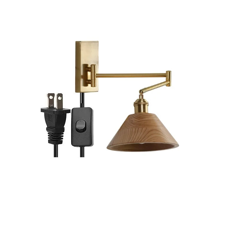 Madeleine Rotating Wall Lamp Pull Chain Switch