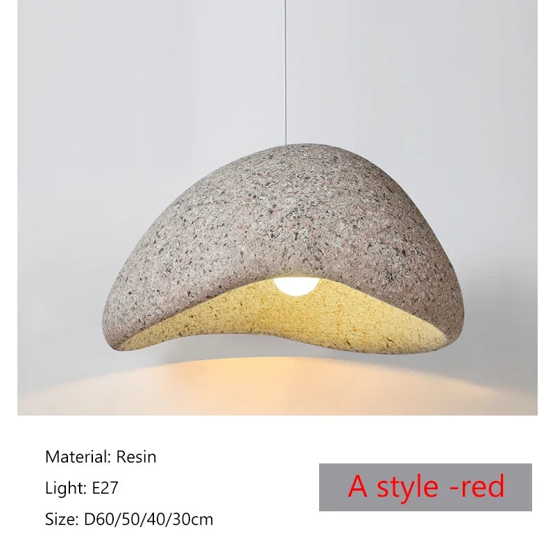 Sophie Wabi Sabi Resin Pendant Light Minimalist Ceiling Lamp