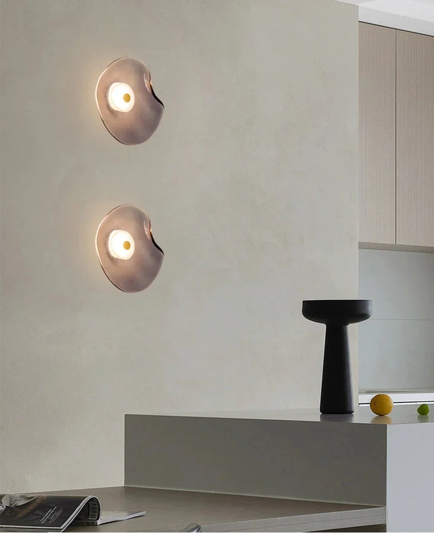 Élise Halo Shade Glass LED Wall Sconce