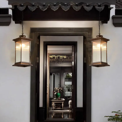 Claire Outdoor Retro Pendant Chandelier Courtyard Light
