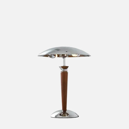 Noémie Wood & Chrome Desk Lamp