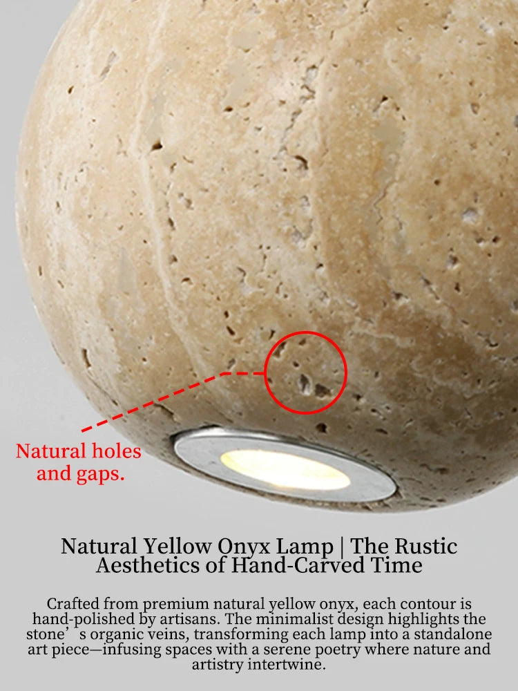 Élise Luxury Stone Staircase Pendant Chandelier