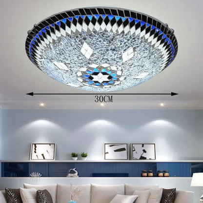 Sofia Turkish Glass Art Ceiling Light LED Fixture